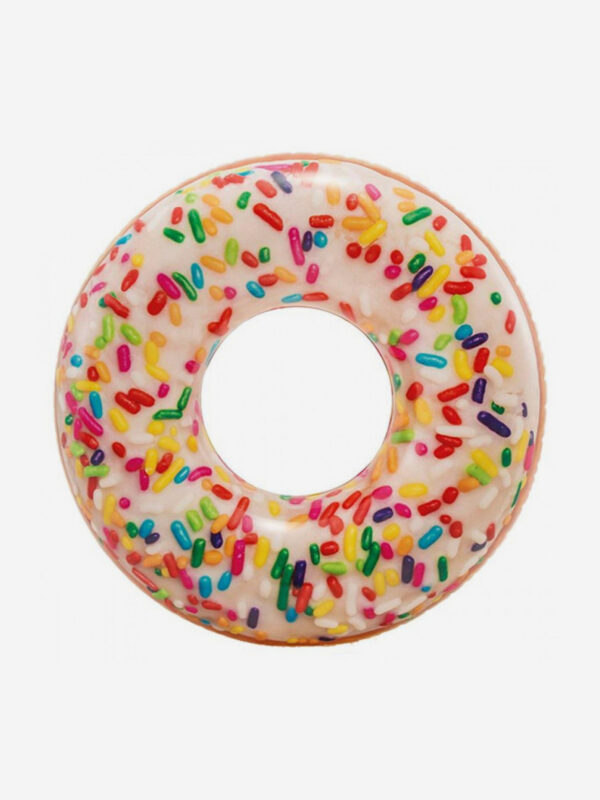 Надувной круг пончик Intex 56263NP Sprinkle Donut Tube 99см 9+, Розовый