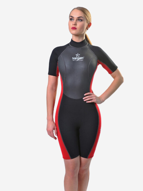 Гидрокостюм Sargan Utrish 2.0 Shorty Lady 3 mm, Черный