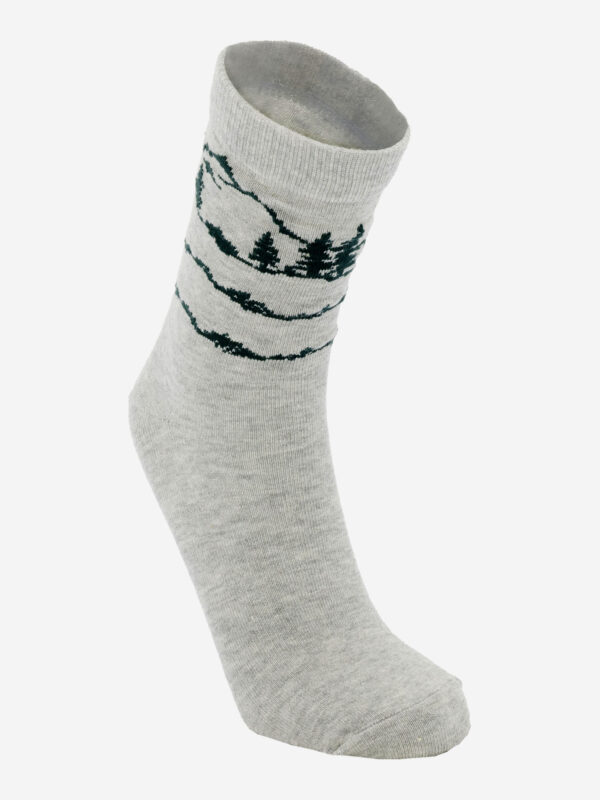 Носки VIKING Boosocks Mid Bamboo Light Grey, Серебряный