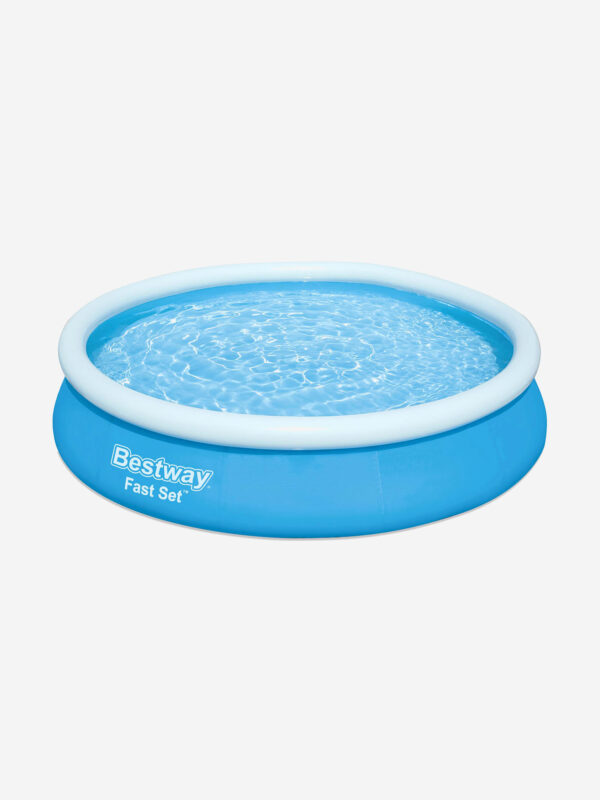 Бассейн Bestway 57274 надувной Fast Set 366х76см фильтр -насос 1249л/ч, Голубой