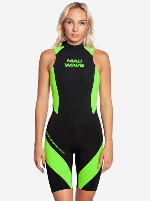 Гидрокостюм неопреновый женский Mad Wave OPNWTR Hydrostar DSSS SLS lady, Черный