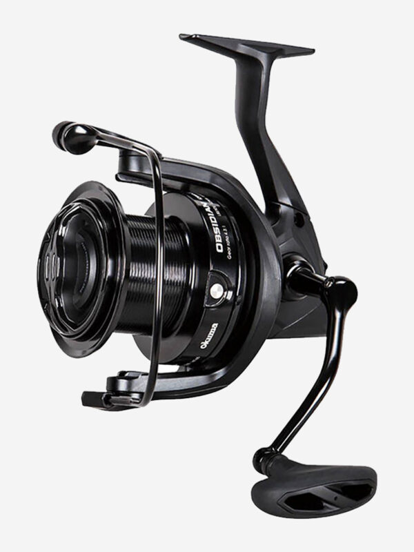 Катушка для рыбалки Okuma Obsidian Carp OSD 12000 35A 4.3: 1, под правую руку, вес - 520гр с дополнительной шпулей, Черный