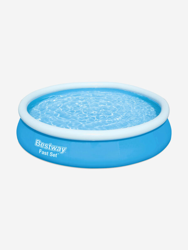 Бассейн Bestway 57273 надувной Fast Set 366х76см, Голубой