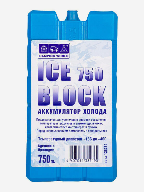 Аккумулятор холода Camping World Iceblock 750 гр, Синий