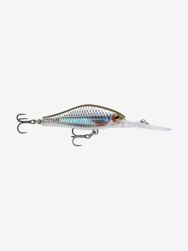 Воблер для рыбалки RAPALA Shadow Rap Jack Deep 07, 7см, 10гр, цвет ROL, медленно всплывающий, Серебряный