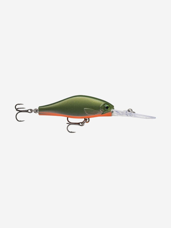 Воблер для рыбалки RAPALA Shadow Rap Jack Deep 05, 5см, 6гр, цвет GAU, медленно всплывающий, Зеленый