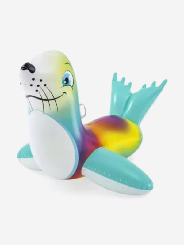 Надувная игрушка-наездник Bestway 41479 BW "Тюлень" (157х114см), 3+, Голубой