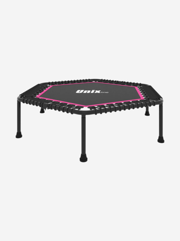 Батут UNIX Line FITNESS Pink (130 cm), Розовый