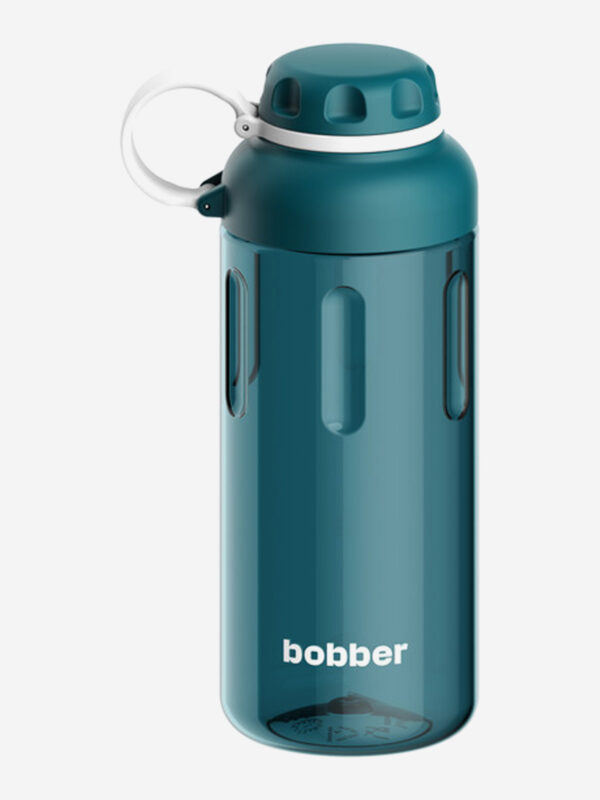 Бутылка тритановая Tritan Bottle для холодных напитков, с ситечком, 890 мл, темно-бирюзовая, Синий