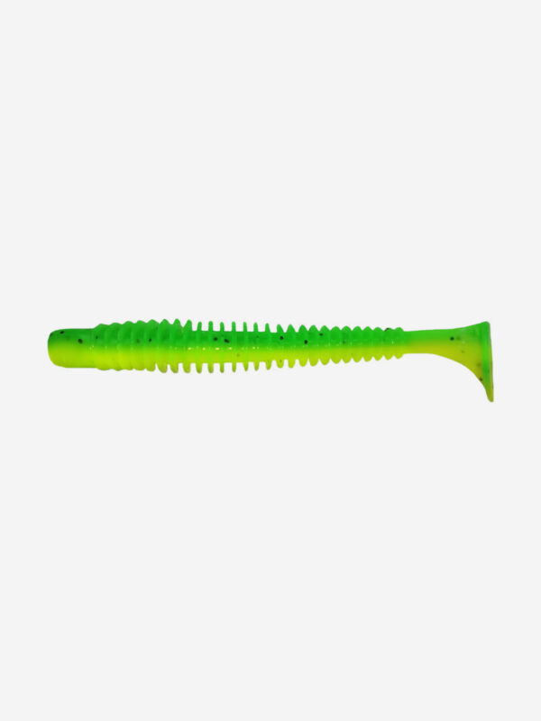 Виброхвост SANSAN VIBRO Raketa 117, Col. 30 LIME CHARTREUSE, Мультицвет