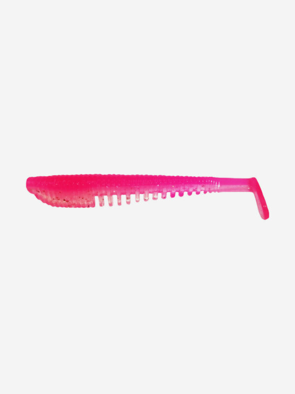 Виброхвост SANSAN VIBRO BRUNA 100, Col. 31 BUBLE GUM SILVER SHAD, Розовый
