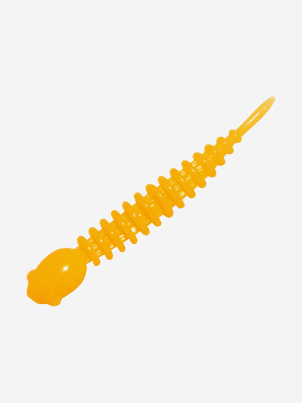 Силикон TROUT LURE (SANSAN) в банке, GOLOVASTIK 65, СЫР, COL. 101 (Orange Glow), (12шт), Оранжевый
