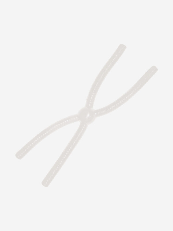 Силикон TROUT LURE (SANSAN) в банке, DOSHIK-X 80, СЫР,COL. 100 (White Glow), (12шт), Белый