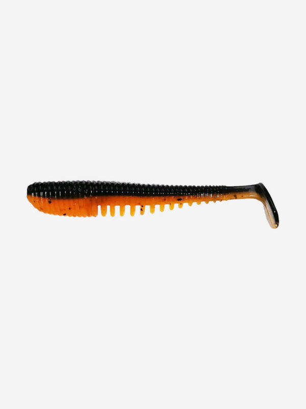 Виброхвост SANSAN VIBRO BRUNA 100, Col. 28 BLACK ORANGE SABBAT, Мультицвет