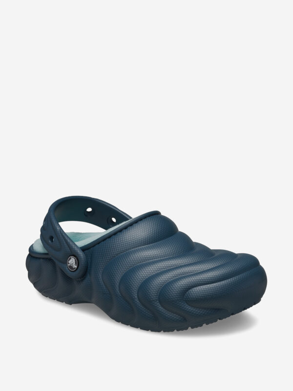 Клоги утепленные мужские Crocs Classic Lined Overpuff Clog, Синий