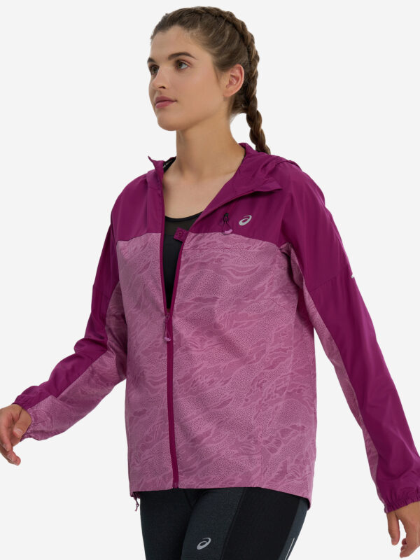 Ветровка женская ASICS Fujitrail Packable Windbreaker, Фиолетовый