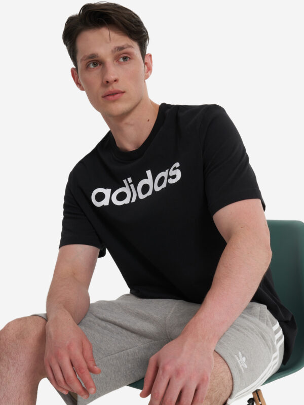 Футболка мужская adidas Lin, Черный