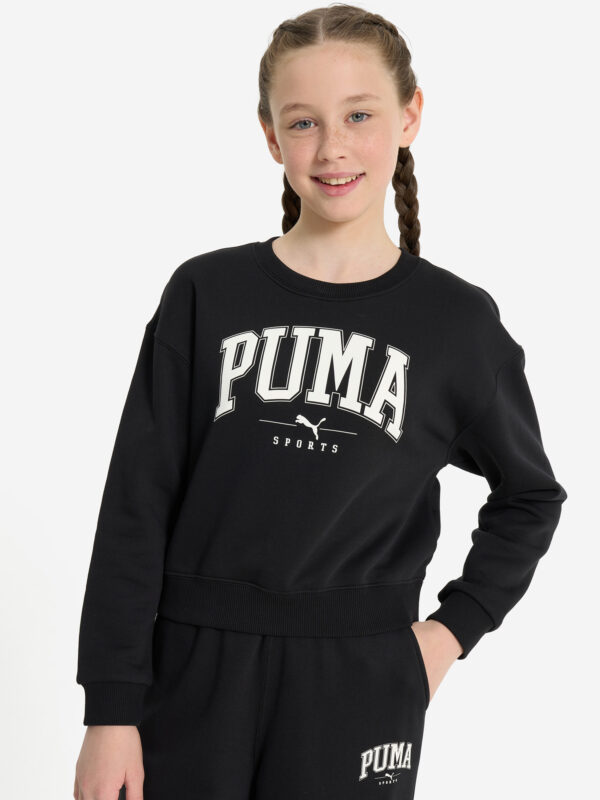 Худи для девочек PUMA ESS+ Block, Черный