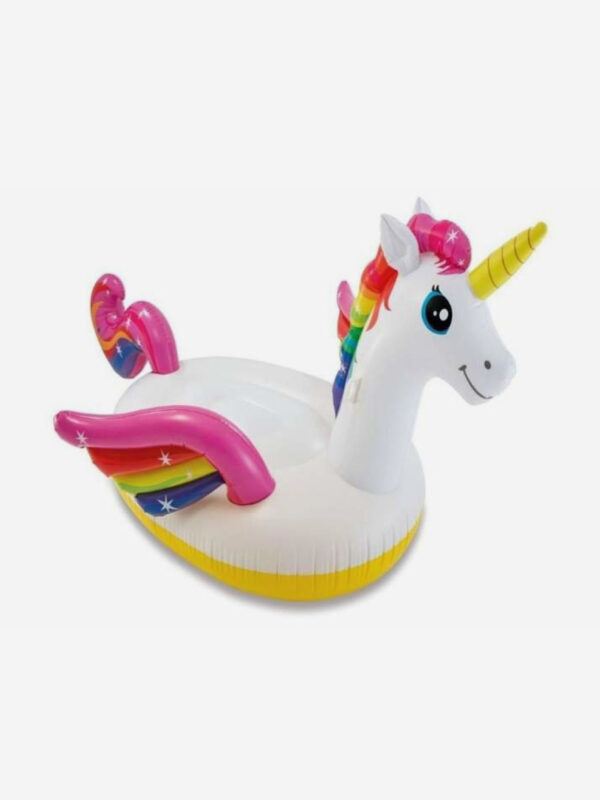 Надувной плот Intex 57561NP "Единорог" Unicorn Ride-On (201х140х97см), Белый