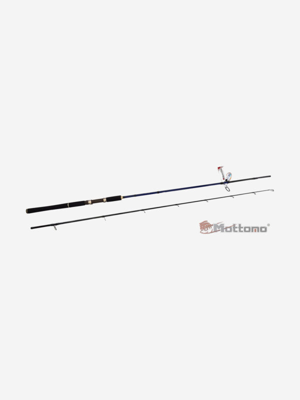 Спиннинг Mottomo Power Spring 902HH 274см 20-80г для рыбалки джига, Черный
