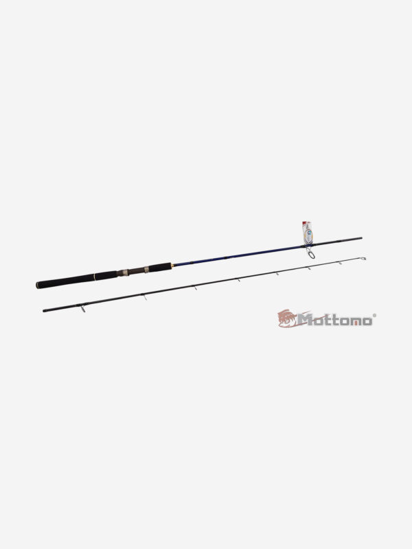 Спиннинг Mottomo Power Spring 802HH 244см 20-80г для рыбалки джига, Черный