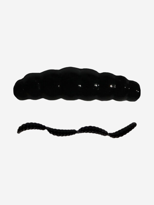 Виброхвост SANSAN WORM OPARYSH 15 (Col. 12 COSMOS), Черный