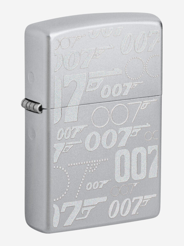 Зажигалка бензиновая ZIPPO 48735 James Bond 007, Серебряный