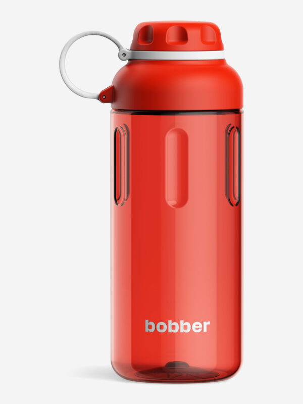 Бутылка тритановая Tritan Bottle для холодных напитков, с ситечком, 890 мл, красная, Красный