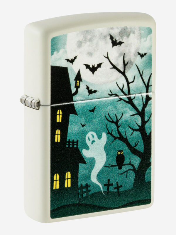 Зажигалка бензиновая ZIPPO 48727 Spooky, Белый