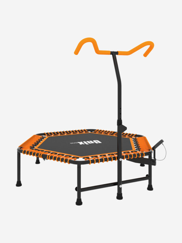 Батут спортивный UNIX Line Fitness Pro 125 см, оранжевый, Оранжевый