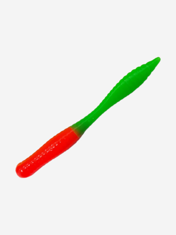Силикон TROUT LURE (SANSAN) в банке, BEAVER 77, СЫР,COL. 32 (Red-Green), (10шт), Мультицвет