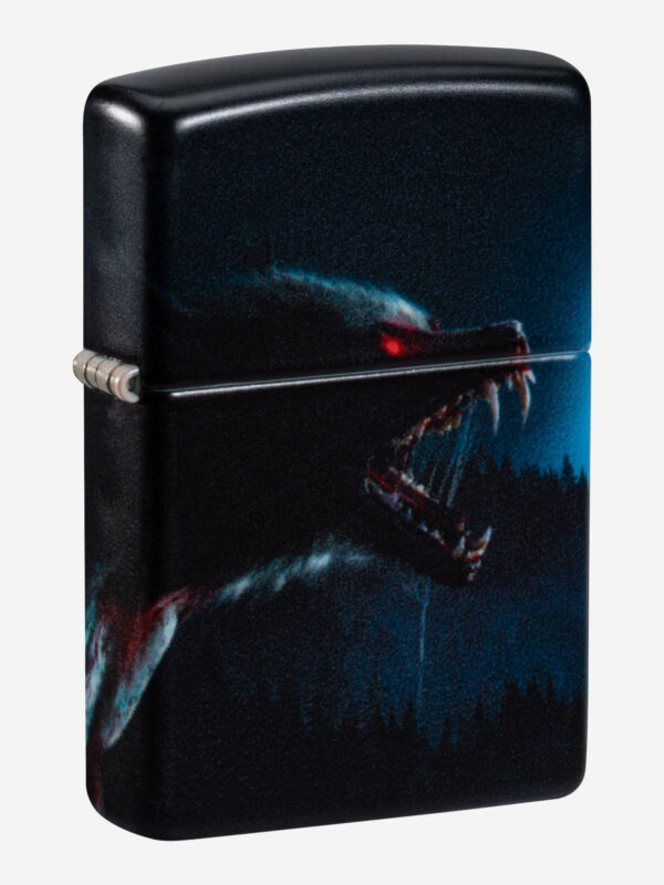Зажигалка бензиновая ZIPPO 48923 Horror Wolf, Черный
