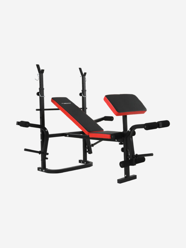 Скамья силовая со стойками UNIX Fit Bench 120P, Черный