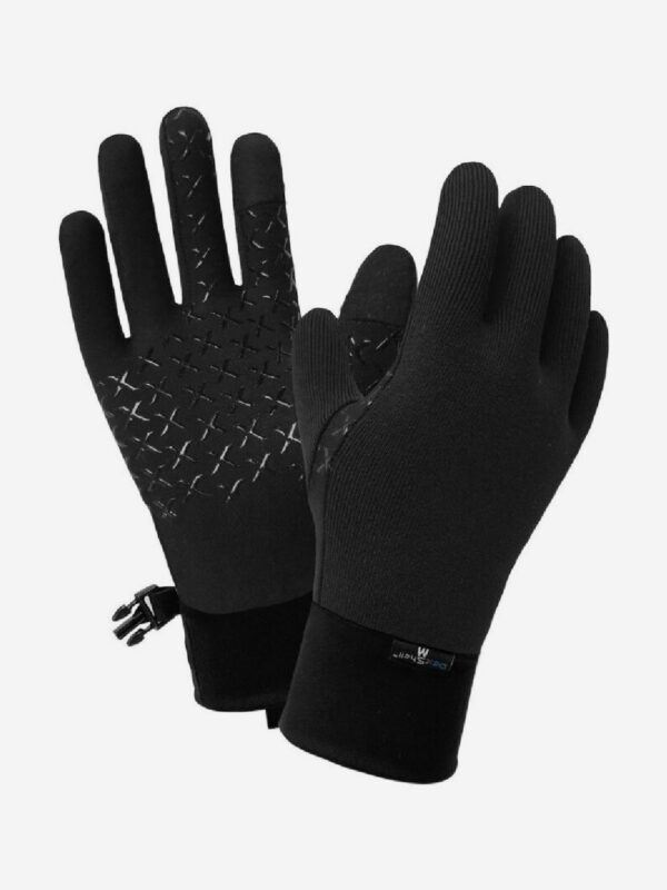 Водонепроницаемые мужские перчатки DexShell Dexfuze StretchFi Gloves мембранные для охоты, рыбалки, туризма, Черный