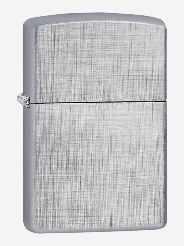 Зажигалка бензиновая ZIPPO 28181 Classic Linen Weave Brushed Chrome, Серебряный
