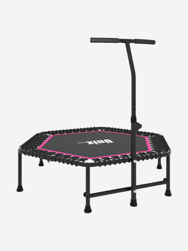 Батут UNIX Line FITNESS Pink PRO (130 cm), Розовый