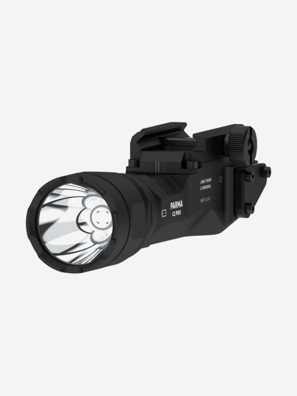 Фонарь подствольный Armytek Parma C2 PRO White, 1500 лм, холодный свет, Черный