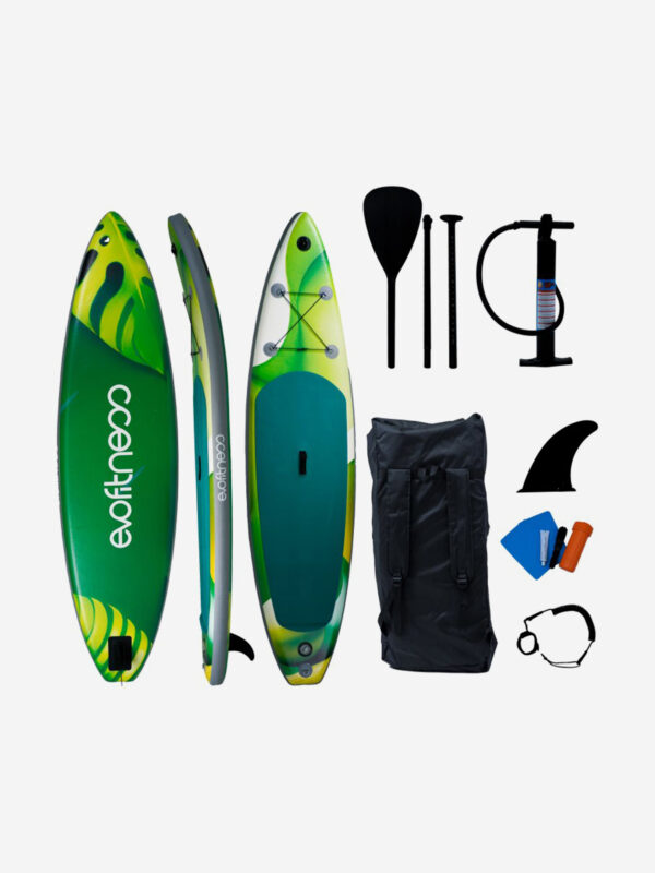 SUP борд EVO FITNESS SUP TROPIC, Зеленый