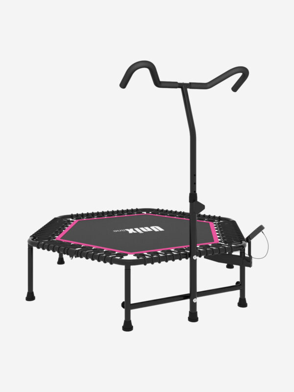 Батут спортивный UNIX Line Fitness Pro 125 см, розовый, Розовый