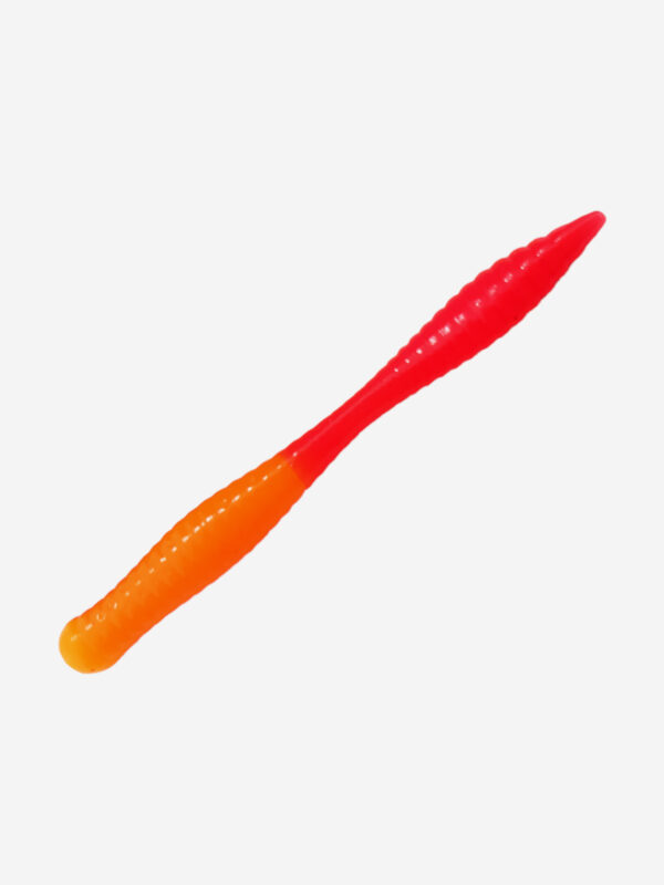 Силикон TROUT LURE (SANSAN) в банке, BEAVER 77, СЫР,COL. 23 (Orange-Red), (10шт), Мультицвет