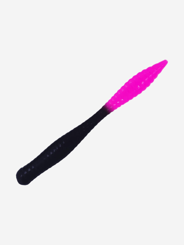 Силикон TROUT LURE (SANSAN) в банке, BEAVER 77, СЫР,COL. 17 (Black-Pink), (10шт), Мультицвет