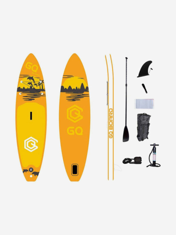 SUP Board надувной GQ Sunset 11'0, Оранжевый