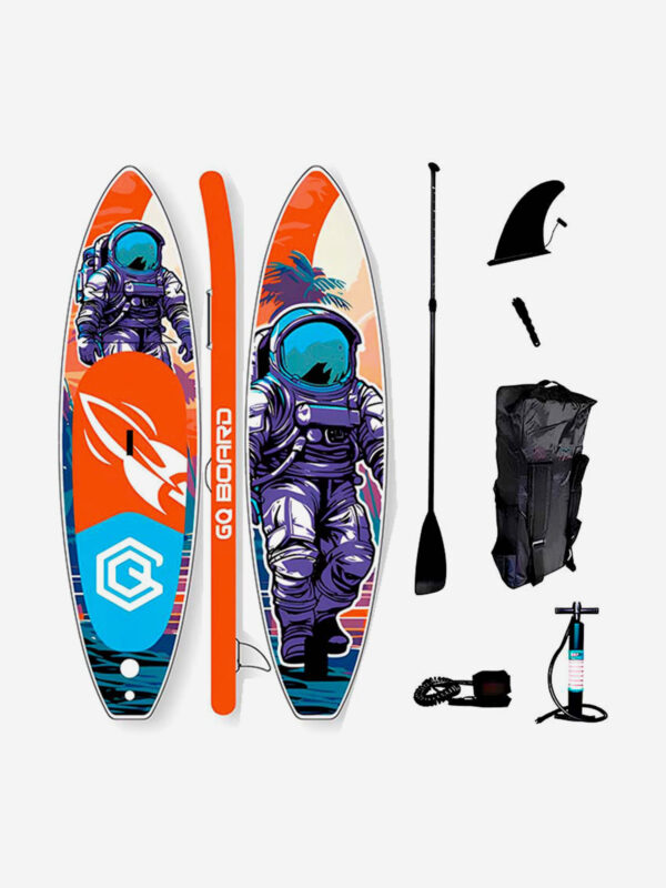 SUP board надувной GQ AN Rocketman 11'0, Оранжевый