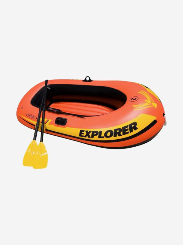 Лодка надувная двухместная Intex 58331NP Explorer (185х94см), Оранжевый