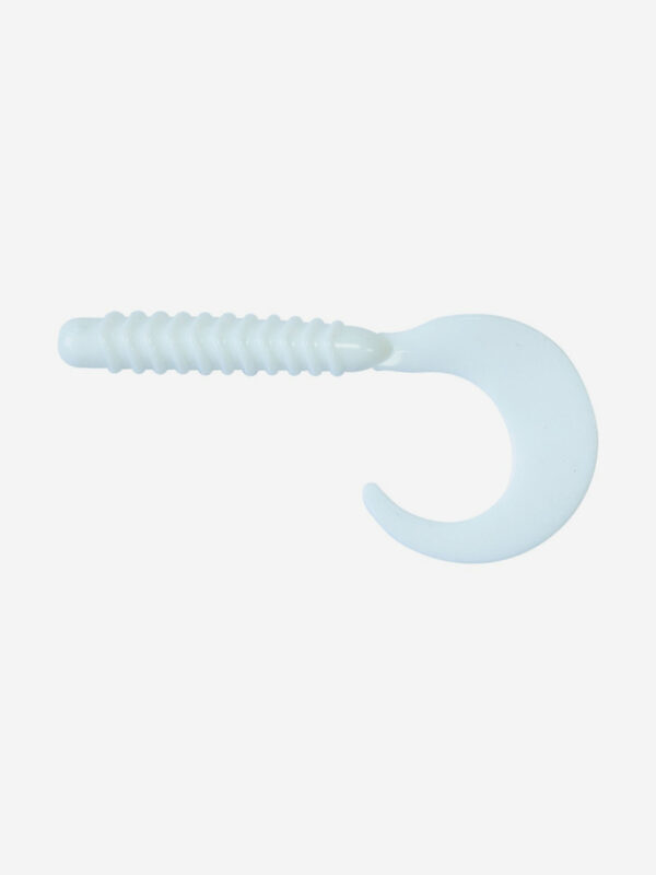 Силиконовая приманка Твистер SANSAN TWISTER POPUGAY 76 (Col. 11 WHITE), Белый