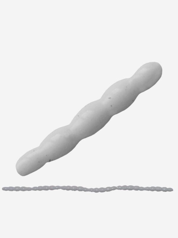 Виброхвост SANSAN WORM MOTIL 50 (Col. 11 WHITE), Белый