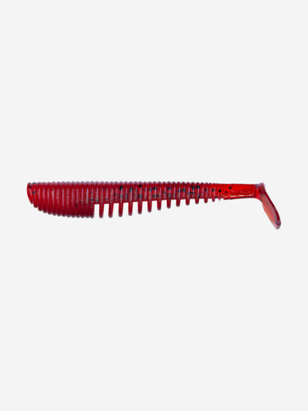 Виброхвост SANSAN VIBRO BRUNA 100, Col. 03 BLOOD, Красный
