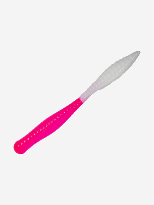 Силикон TROUT LURE (SANSAN) в банке, BEAVER 77, СЫР,COL. 11 (White-Pink), (10шт), Мультицвет