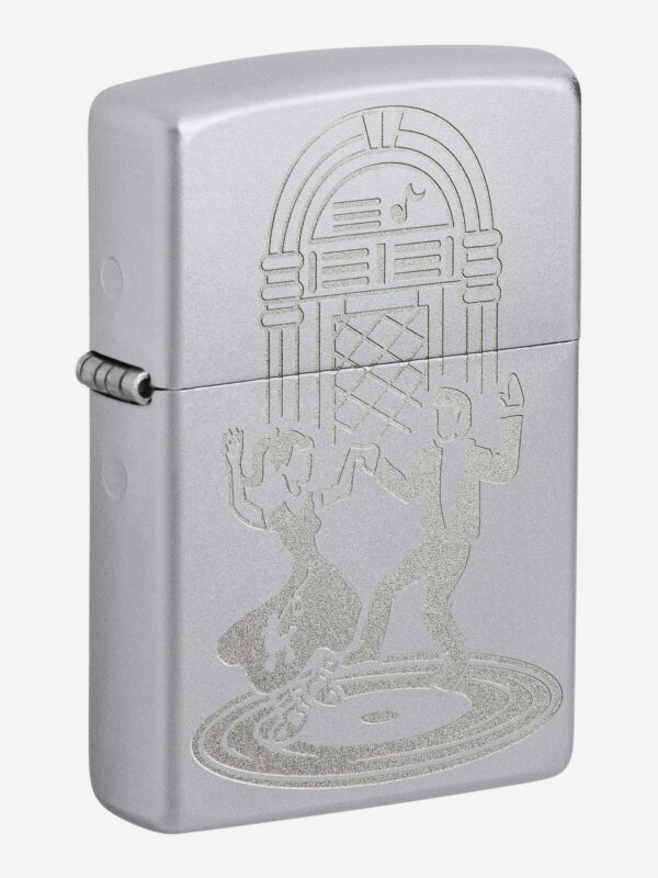 Зажигалка бензиновая ZIPPO 48728 Vintage Dance, Серебряный