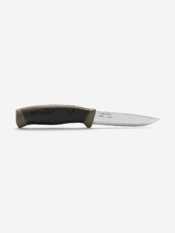 Нож Morakniv Companion MG (C), углеродная сталь, цвет хаки, 11863, Черный
